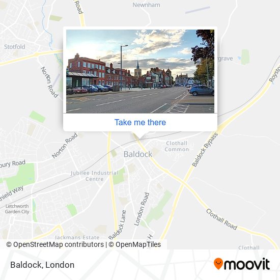 Baldock map