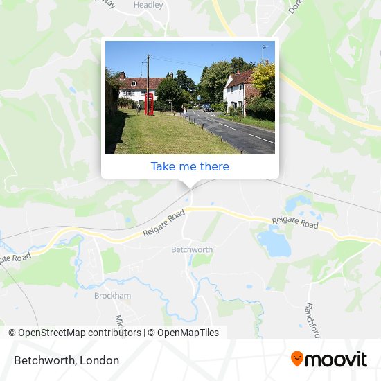 Betchworth map