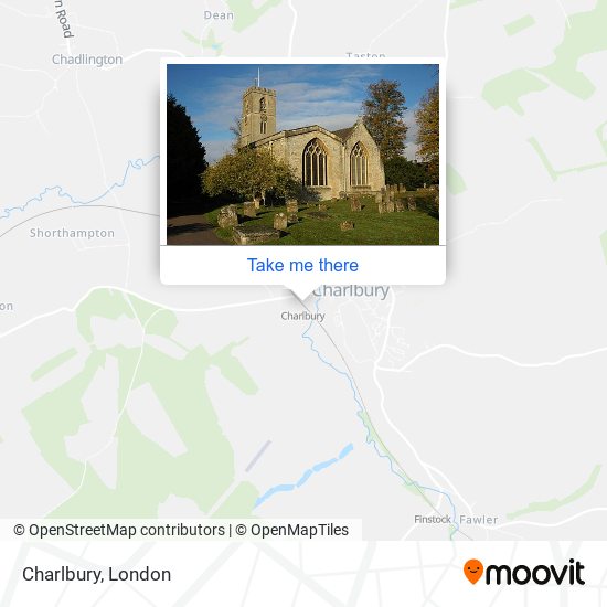 Charlbury map