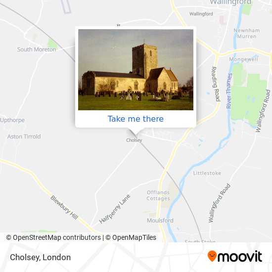 Cholsey map