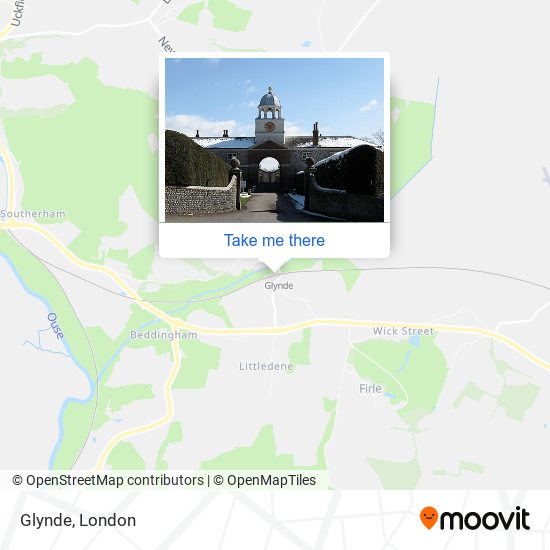Glynde map