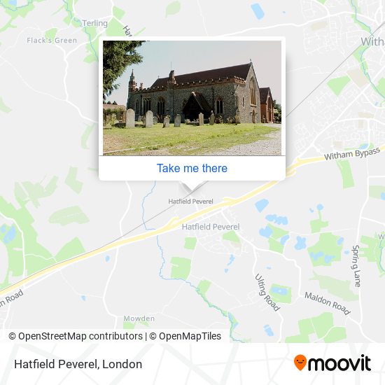 Hatfield Peverel map