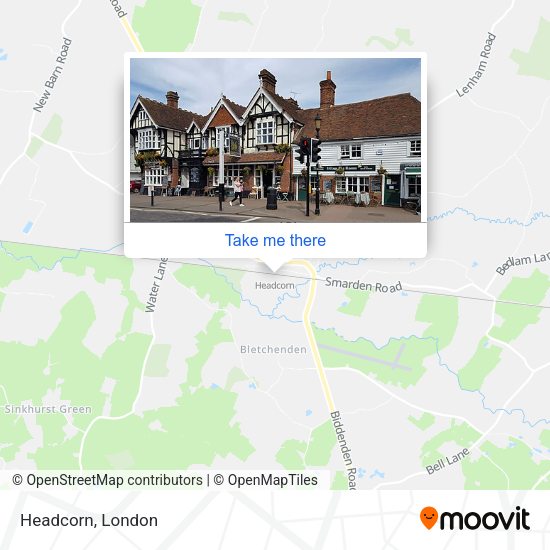 Headcorn map