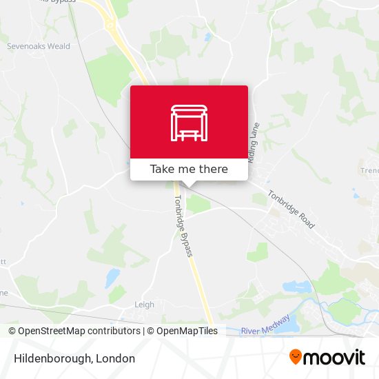Hildenborough map
