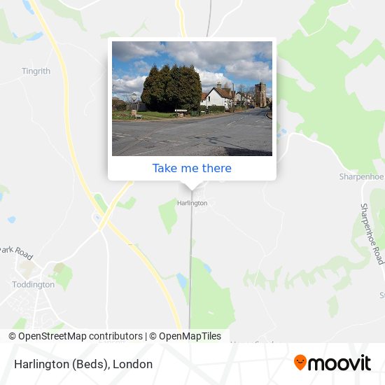 Harlington (Beds) map