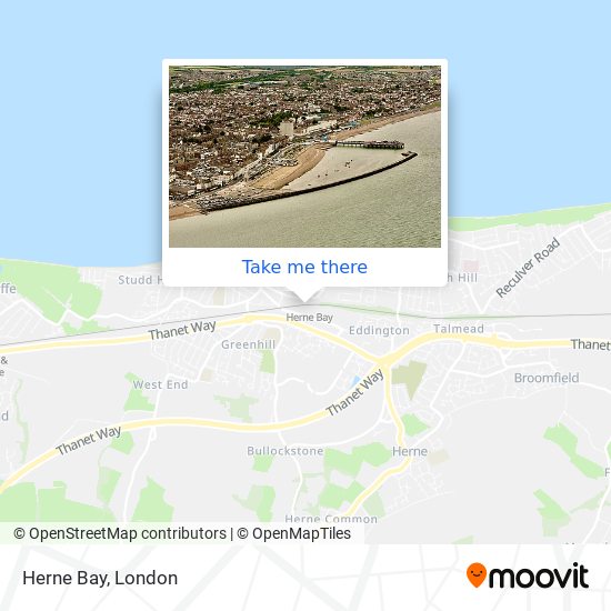 Herne Bay map