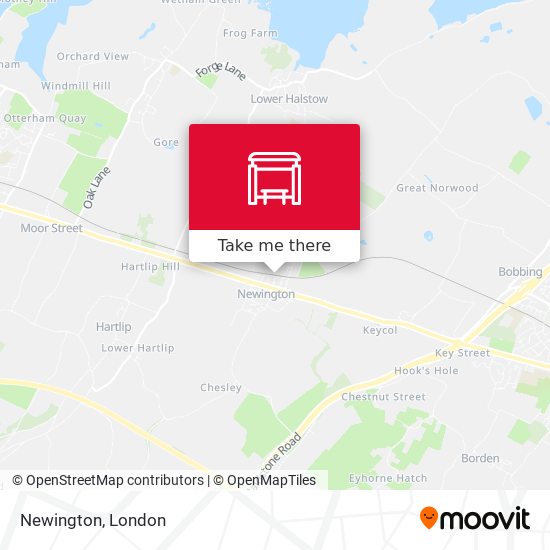 Newington map