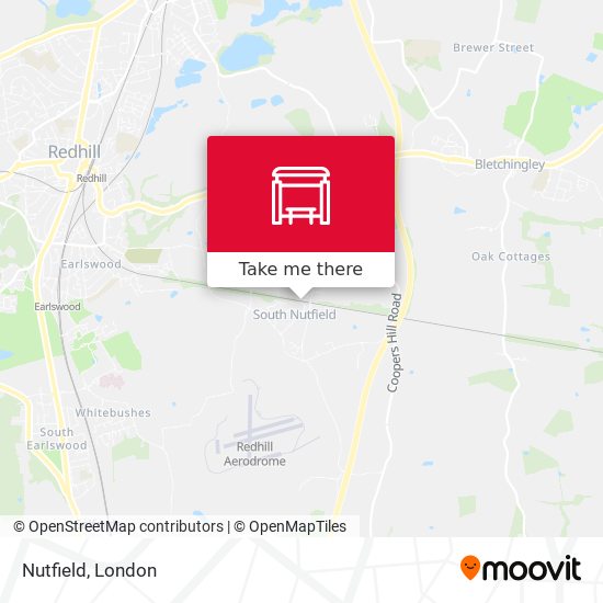 Nutfield map