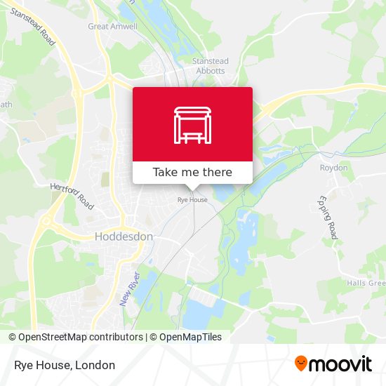 Rye House map
