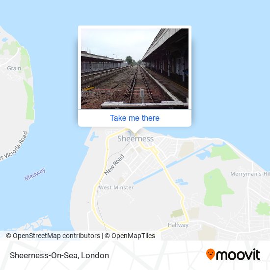 Sheerness-On-Sea map