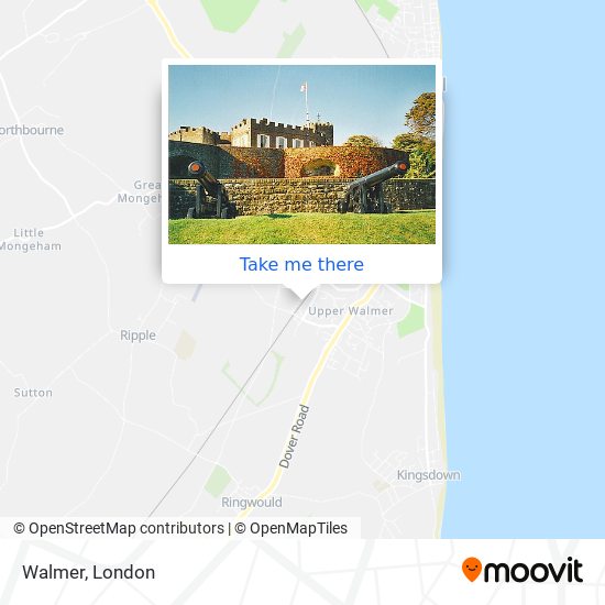 Walmer map