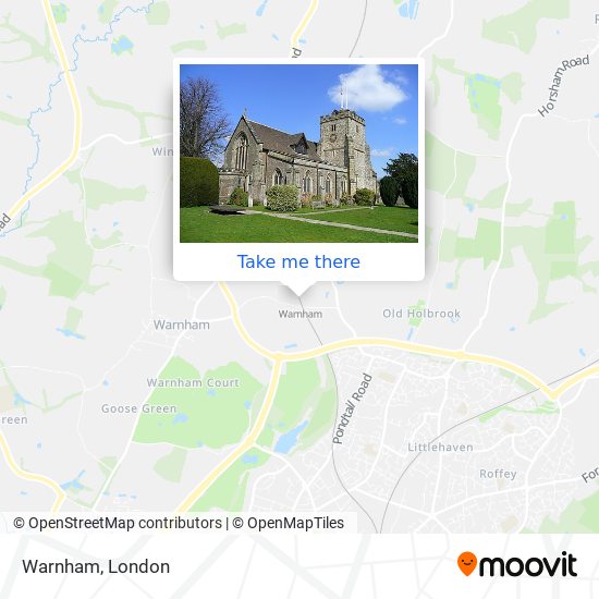 Warnham map