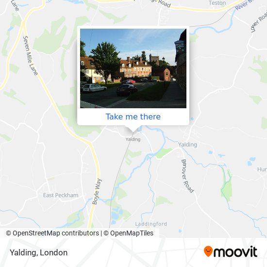 Yalding map