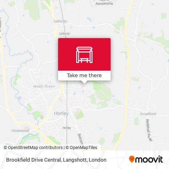 Brookfield Drive Central, Langshott map
