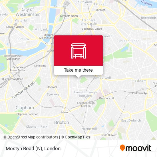 Mostyn Road (N) map