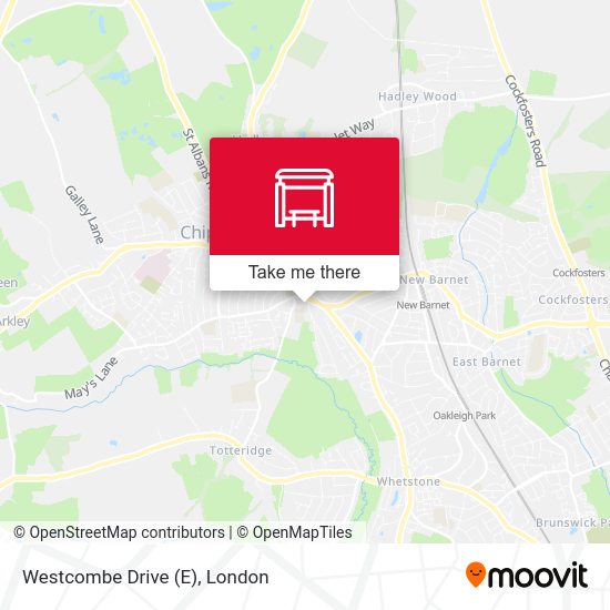 Westcombe Drive (E) map