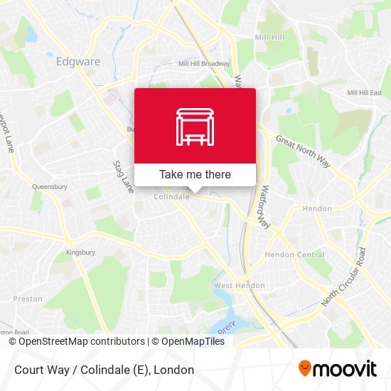 Court Way / Colindale (E) map