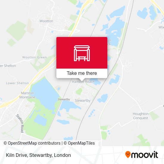 Kiln Drive, Stewartby map