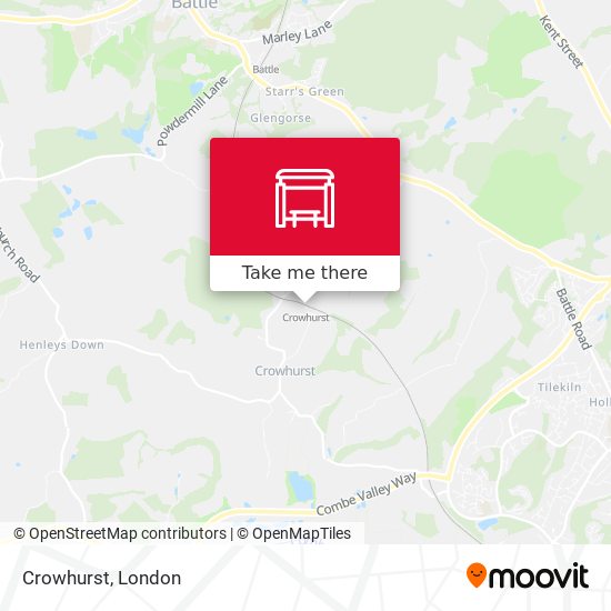 Crowhurst map