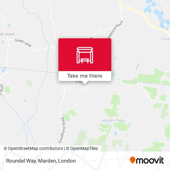 Roundel Way, Marden map