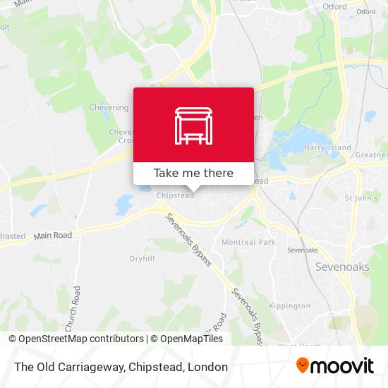 The Old Carriageway, Chipstead map