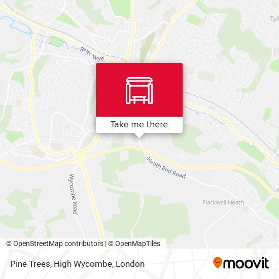 Pine Trees, High Wycombe map