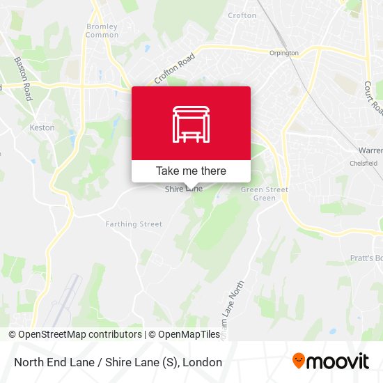 North End Lane / Shire Lane map