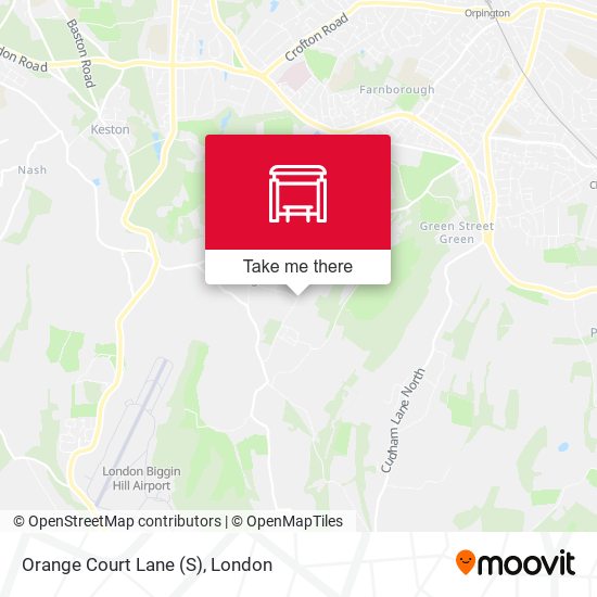 Orange Court Lane (S) map