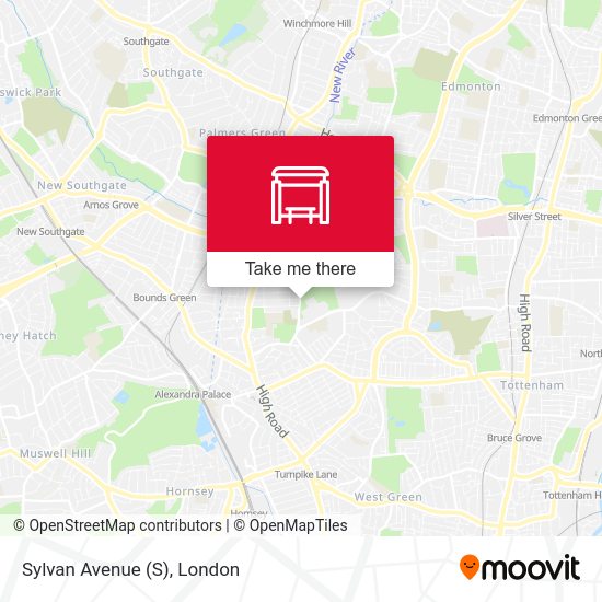 Sylvan Avenue map