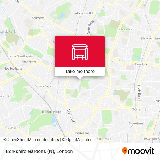 Berkshire Gardens (N) map