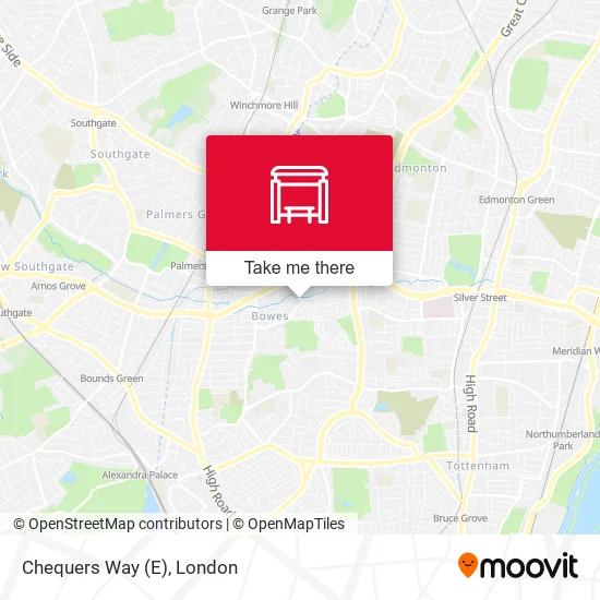 Chequers Way (E) map