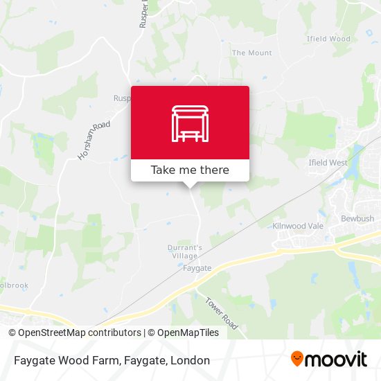 Faygate Wood Farm, Faygate map
