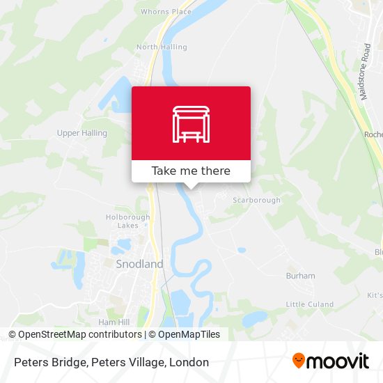 Peters Bridge, Peters Village map