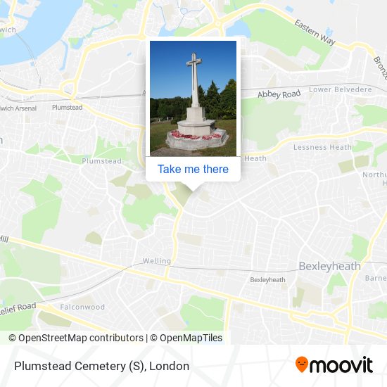 Plumstead Cemetery (S) map