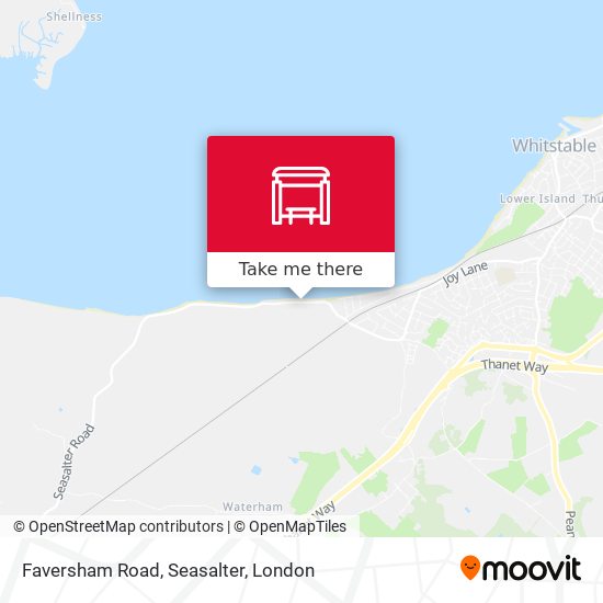 Faversham Road, Seasalter map