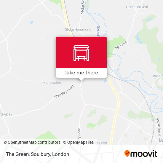 The Green, Soulbury map