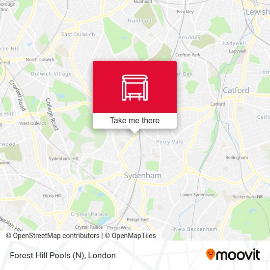 Forest Hill Pools (N) map