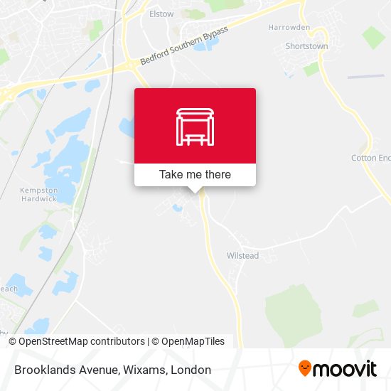 Brooklands Avenue, Wixams map