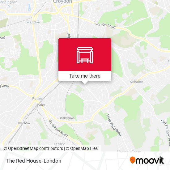The Red House map