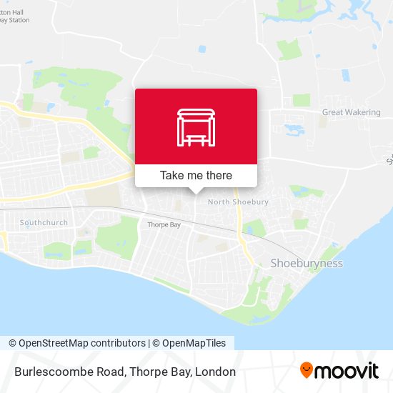 Burlescoombe Road, Thorpe Bay map