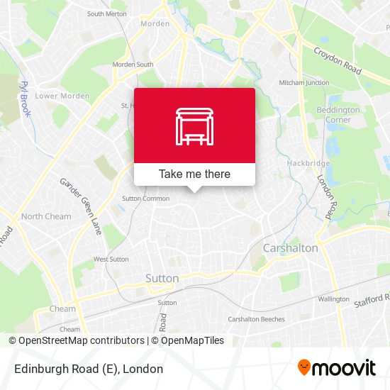 Edinburgh Road map