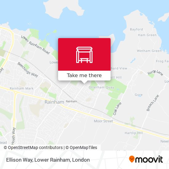 Ellison Way, Lower Rainham map
