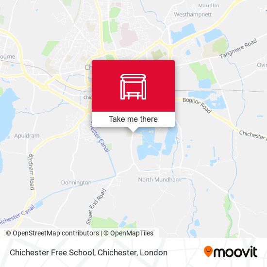 Chichester Free School, Chichester map