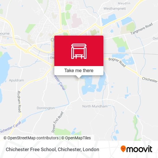 Chichester Free School, Chichester map