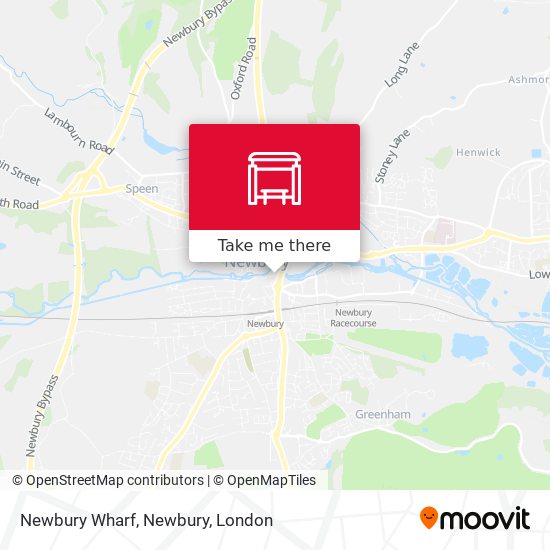 Newbury Wharf, Newbury map