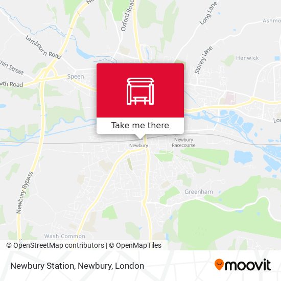 Newbury Station, Newbury map