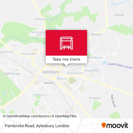 Pembroke Road, Aylesbury map