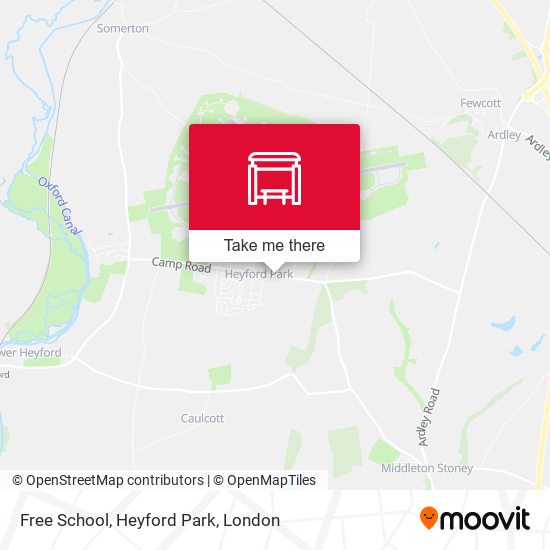 Free School, Heyford Park map