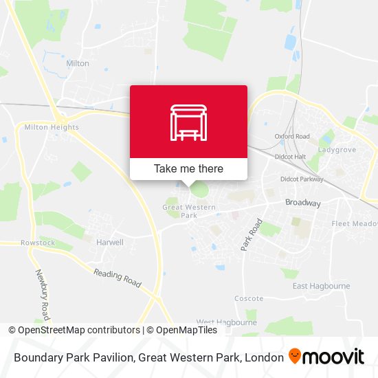 Boundary Park Pavilion, Great Western Park map