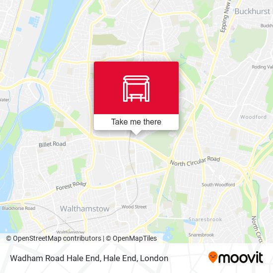 Wadham Road Hale End, Hale End map